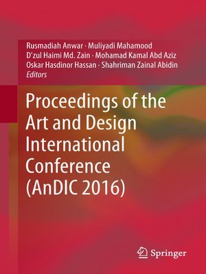 cover image of Proceedings of the Art and Design International Conference (AnDIC 2016)
